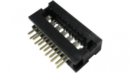 RND 205-00691, DIP Ribbon Cable Plug,&nbsp;&nbsp;2.54 mm, 12 P, RND Connect