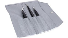 RND 550-00333, Kit of 3 ESD Epoxy Coated Tweezers Stainless Steel Bent/Fine/Straight/45° Angled, RND Lab