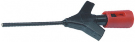 MIKRO-KLEPS, Clamp-type test probe diam. 0.64 mm red, SKS Kontakttechnik