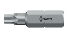05066496001, Насадка; Torx®; TX09; Длина: 25мм; Монтаж: 1/4" (D6,3мм), Wera Tools