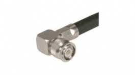 16 TNC-50-7-17/133 NE, RF Connector, TNC, Brass, Plug, Right Angle, 50Ohm, Solder Terminal, Crimp Terminal, Huber+Suhner