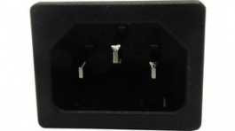 RND 465-00776, Inlet C14 Panel Mount Straight 10 A 250 VAC, RND Connect