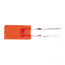 L-383YDT, LED; прямоугольная; 5x2,5мм; желтый; 1,3-8мкд; 110°; 20мА; 2,1?2,5В, Kingbright