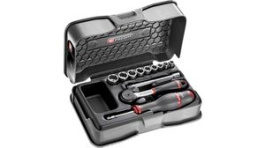 R.161-1P6, 1/4inch Metrics 6-Point Sockets Set Ratchet&nbsp;&nbsp;188 mm, Facom