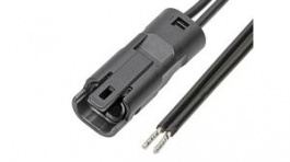 215313-1021, Cable Assembly, Mizu-P25 Plug - Pigtail, 2 Circuits, 150mm, Molex