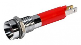 19050353, LED Indicator, Red, 80mcd, 24V, 8mm, IP67, CML INNOVATIVE TECHNOLOGIES