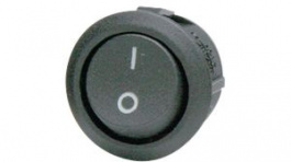 RND 210-00541, Power Rocker Switch, Black, On-Off, RND Components