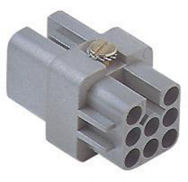CDF 07, CD, 7 poles + earth, female insert, for female contacts 10A, EN 61984 (2001-11), ILME