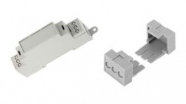 RND 455-01137, DIN-Rail Module Box with Snap Fit Guard, 18.1x90.2x57.5mm, Grey, ABS/Polycarbona, RND Components