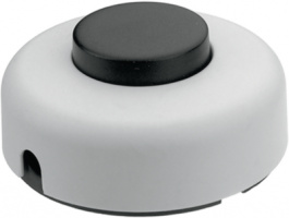 5062-501.01, Foot-operated intermediate switch, 1-pole white, interBAR