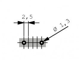 500, Battery holder BR121 / CR121 / BR1220 / CL122 / CR1220 / BR1, Keystone