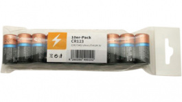 ULTRA CR123 10P [10 шт], Photo Battery Lithium Manganese Dioxide 3 V, Duracell