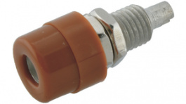 BIL 20 BRAUN / BROWN, Socket diam. 4 mm Brown CAT I, SKS Kontakttechnik