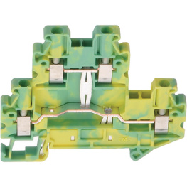 UTTB 4 PE, Terminal block yellow-green 0.14...6 mm2, Phoenix Contact
