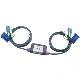 CS62A, Easy KVM-Switch 2-port VGA PS/2, Aten