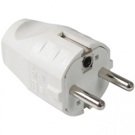 910100, Mains Plug Black F (CEE 7/7), Bachmann