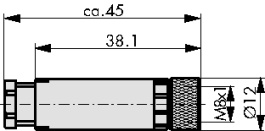 RKMCK 4, Разъем: М8; "мама"; PIN:4; прямой; на провод; вилка, Lumberg Automation (Belden brand)