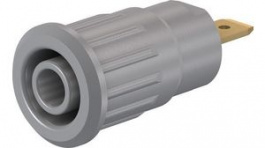 23.3120-28, Safety Socket _4mm Grey 24A 1kV Gold-Plated, Staubli (former Multi-Contact )