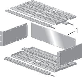 11B131-3, 19^ EMC sub-rack 3 HE/84 TE, ELMA
