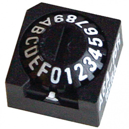 A6A-10R, Кодирующие переключатели на ПП Стандартный тип BCD, Omron
