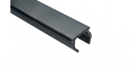 PROFIL 6836 / SW, Cover profile 640 mm black, Schutzinger