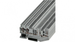 3040847, ST 2,5-TWIN-TG/1P feed-through terminal block, 0.08...2.5 mm2 400 vac 20 a grey, Phoenix Contact