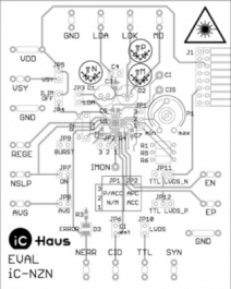 IC-NZN EVAL NZN1D, Evaluation board, IC-Haus