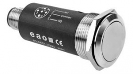82-6657.1000, Pushbutton Switch, 1CO, Latching Function, Metallic, EAO