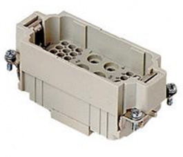 CXM 6/36, CX, 6 poles + earth, male insert, for male contacts 40A and 10A, ILME