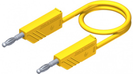 MLN 150/2,5 yellow, Test lead diam. 4 mm Yellow 150 cm 2.5 mm2 CAT I, SKS Kontakttechnik