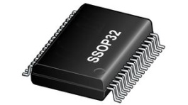 MC33972ATEW, Switch Detection Interface, 3.1 ... 5.25V, 2mA, SPI, SSOP-32, NXP