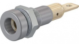 23.0190-28, Panel Mount Socket \x1a4mm Grey 25A 30V Gold-Plated, Staubli (former Multi-Contact )