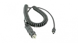 CHG-AUTO-CLA1-01, Car Cigarette Lighter Charger Cable, Black, Zebra