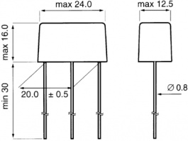 PZB300MC23R04, XY combination 150 nF 275 VAC, Kemet