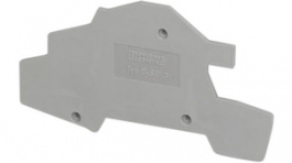 3030844, D-STI/3 End plate, Grey, Phoenix Contact