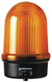 83830068, Large double flashlight, yellow, WERMA Signaltechnik