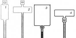 MCV-200S [100 шт], Cable tie 30 x 15 mm PU=100 ST, Kai Suh Suh (KSS)