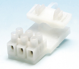 CSR3TB, Terminal block strain relief 6 mm2 3P, CamdenBoss