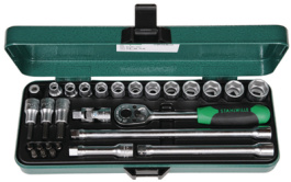 3/8-28 TLG., Socket Wrench Set, 3/8", Stahlwille