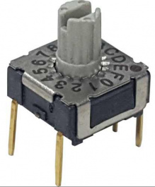 RND 210-00148, Rotary DIP switch HEX 3+2, RND Components