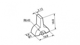 AT4149E, Wide Paddle 9.27 mm 16.8 mm 18.8 mm, NKK Switches (NIKKAI, Nihon)