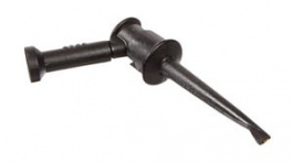 4723-0, Щуп-зажим; типа крючок; 5А; 60ВDC; черный; Изоляция: полиамид; 4мм, Pomona