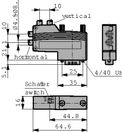 154826, D-Sub Connector, Erni / TE