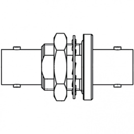 71K501-K00N4Q, Adapter BNC female/female 75 Ohm, Rosenberger connectors