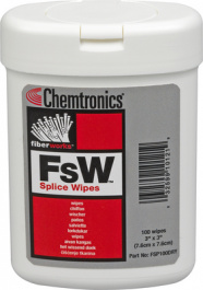 FSW [100 шт], Сухая чистящая салфетка уп-ку=100 ST, Chemtronics