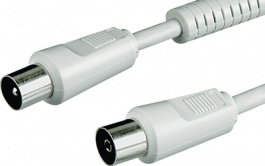AKM 250W, Aerial cable IEC-Plug IEC-Socket 2.5 m, Wentronic