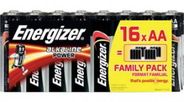E300173003 [16 шт], Primary Battery 1.5 V LR6 Pack of 16 pieces, Energizer