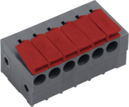 AKZ4701/8KD-3.81-H-BASALT GREY, PCB terminal block 8P3.81 mm, PTR Messtechnik