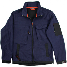 930079769-XL, Bonded Fleece Jacket, Carpenter ACE Size XL blue, Bjornklader