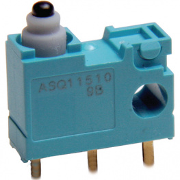 ASQ10220, Micro switch 0.10 ADC Plunger Sliding contacts 1 break contact (NC), Panasonic